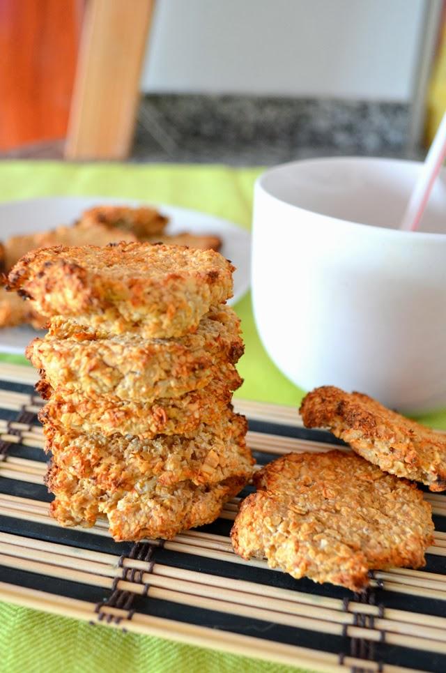 Galletas de avena y plátano fitness