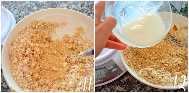 Galletas de avena y plátano fitness