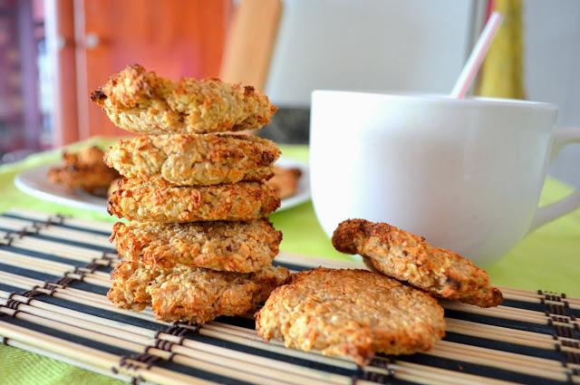 Galletas de avena y plátano fitness