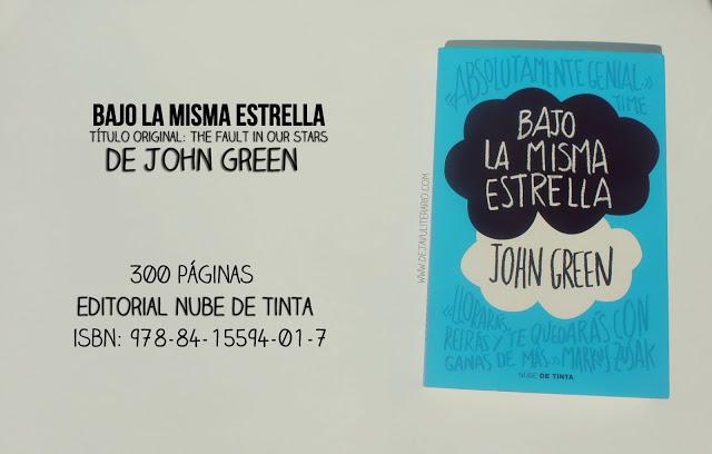 Reseña | Bajo la misma estrella de John Green