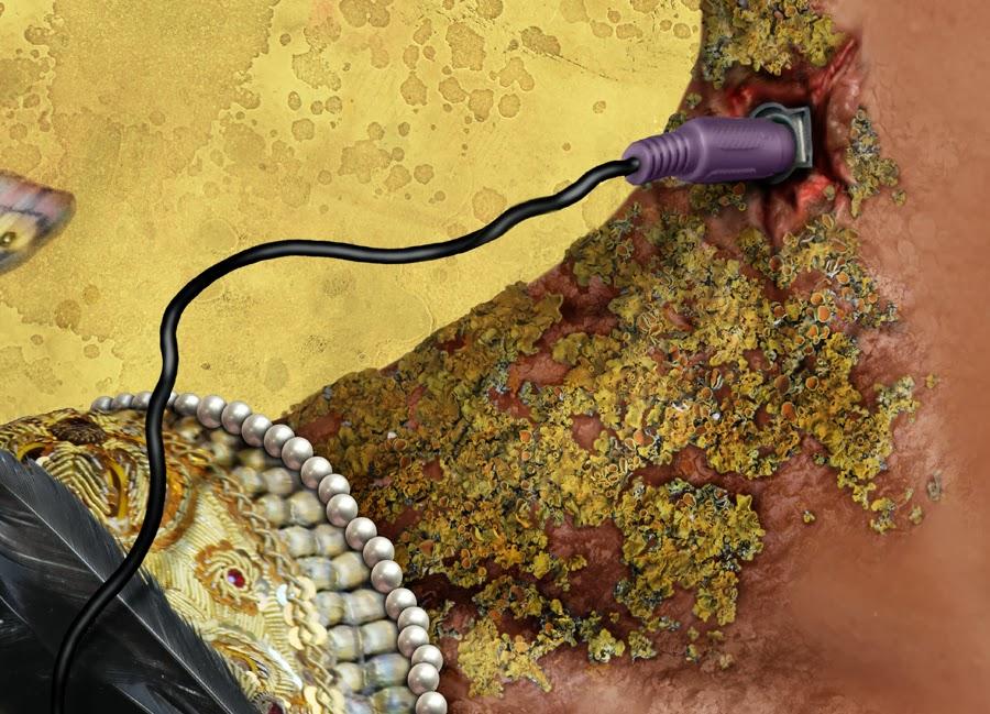 Vanitas Oro IV, 124 x 94 cm, papel Hahnemühle.