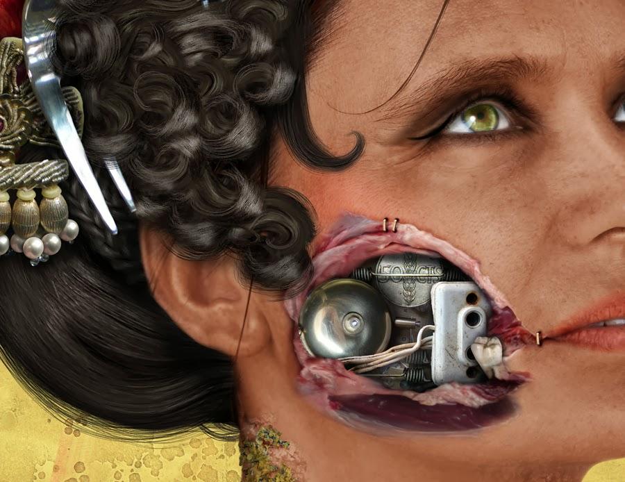 Vanitas Oro IV, 124 x 94 cm, papel Hahnemühle.