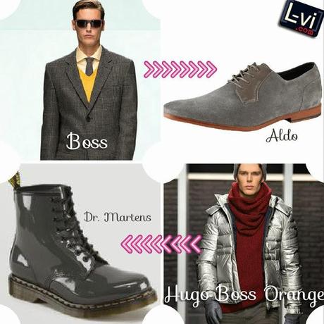 Gray to silver. AW13 Trends for men by LuceBuona