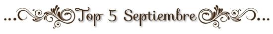 Top Five - Septiembre 2013