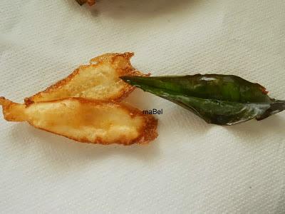 Paparajotes - Hojas de limon fritas - Follas de limon