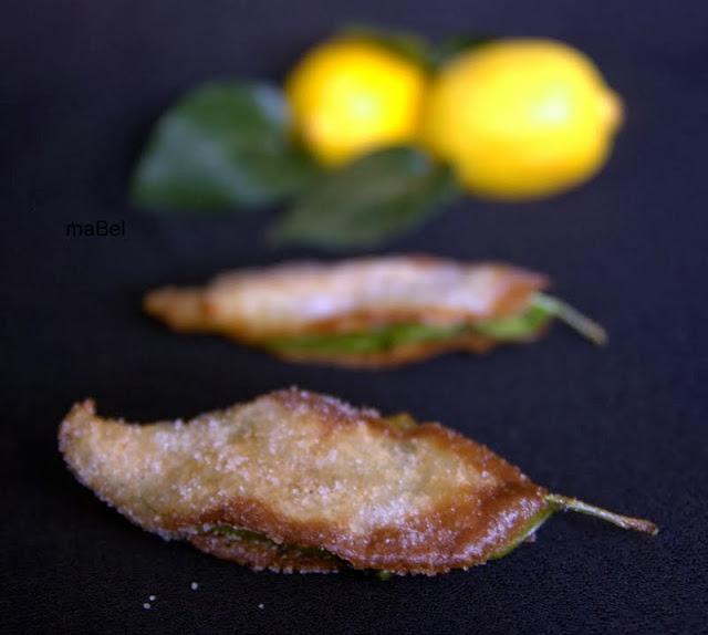 Paparajotes - Hojas de limon fritas - Follas de limon