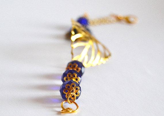 Pulsera vintage azul