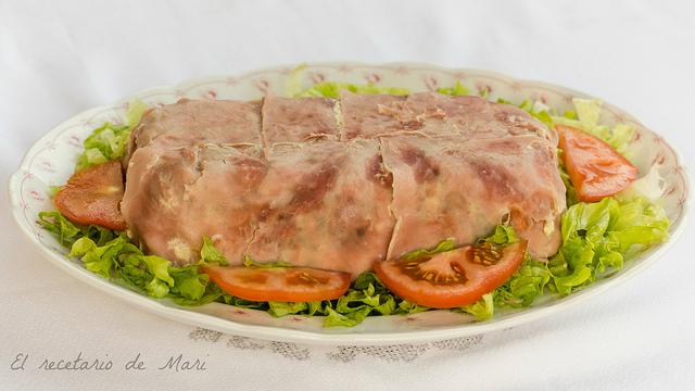 pastel de pollo y espinacas