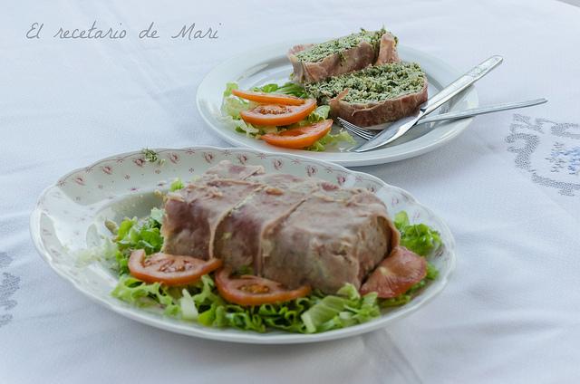 pastel de pollo y espinacas 2