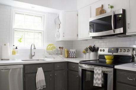 reforma fácil de cocina reforma cocina con pintura pintar cocina cocinas blancas modernas cocina blanco negro cocina americana reforma blog decoración nórdica antes despues cocina 