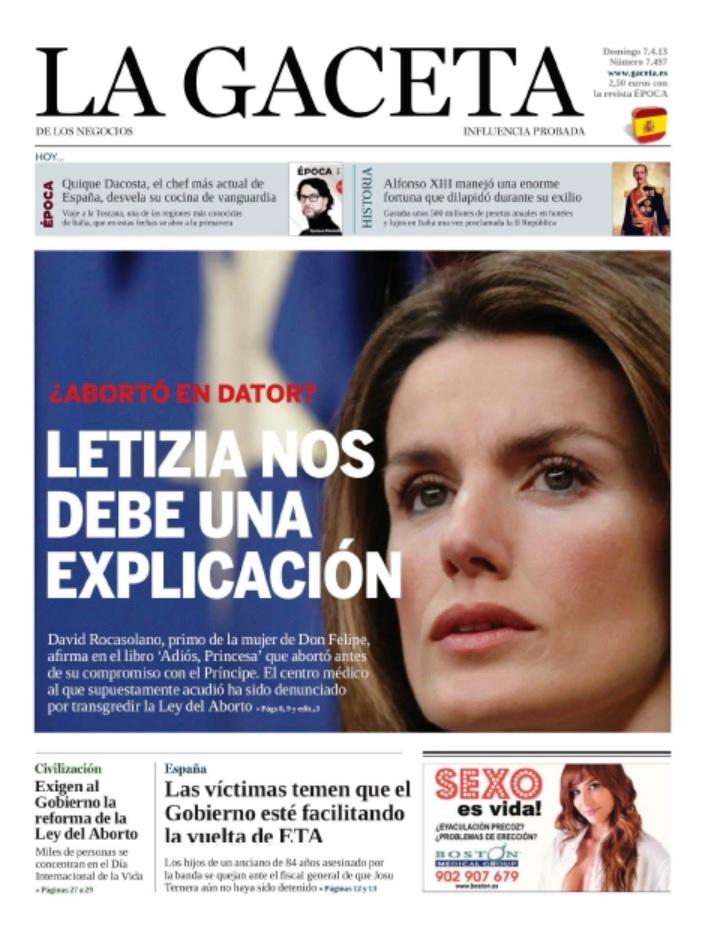 Letizia Ortíz : Una telenovela ‘real'