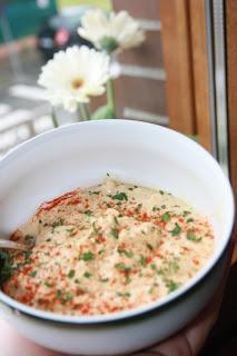 hamburguesa de garbanzos / Kichererbsen-Burger