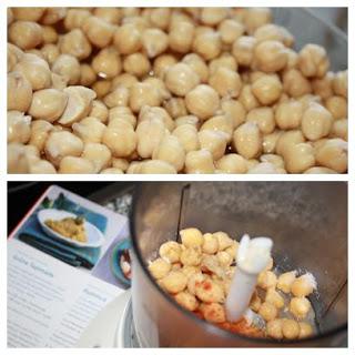 hamburguesa de garbanzos / Kichererbsen-Burger