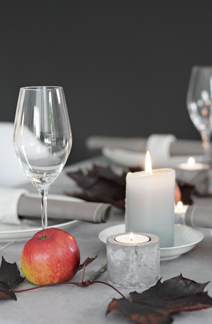 ELEGANTE Y SENCILLA MESA PARA EL OTOÑO