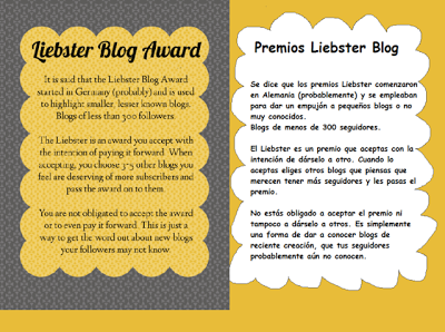 Premio Bloggero: Liebster Blog Award