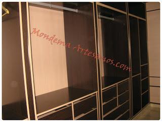 Vestidor en haya y wengue