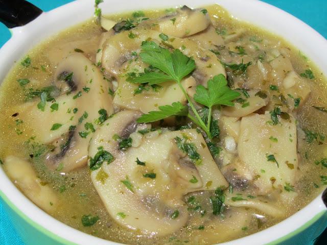 Champiñones a la cerveza