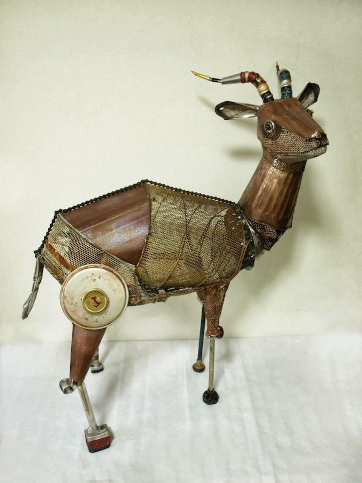 El arte animal y reciclado de Natsumi Tomita