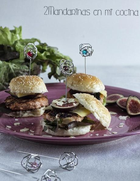 #saboreaespaña. Hamburguesitas de salmón con higos para el día mundial de la tapa