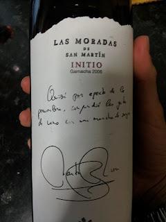 Initio 2006 Las moradas de san martín, garnacha Vinos de Madrid Cata