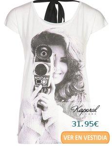 CAMY - Camiseta print - blanco