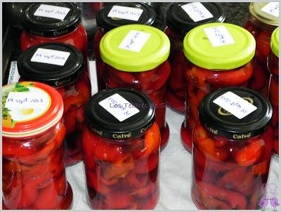 CONSERVA CASERA DE PIMIENTOS ROJOS