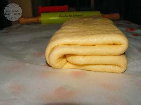 Croissants paso a paso, masa en panificadora