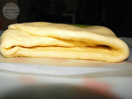 Croissants paso a paso, masa en panificadora
