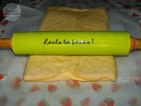 Croissants paso a paso, masa en panificadora