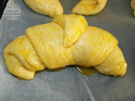 Croissants paso a paso, masa en panificadora