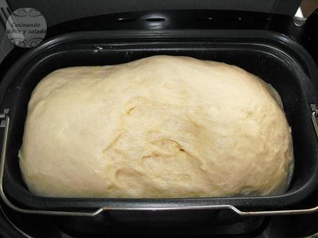 Croissants paso a paso, masa en panificadora