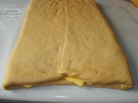 Croissants paso a paso, masa en panificadora