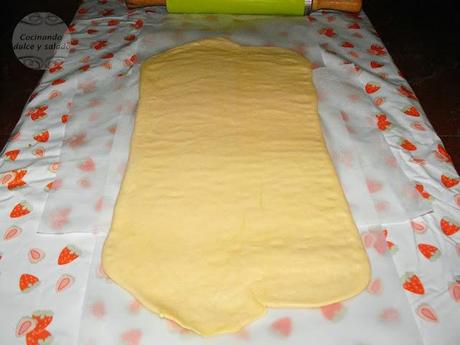 Croissants paso a paso, masa en panificadora