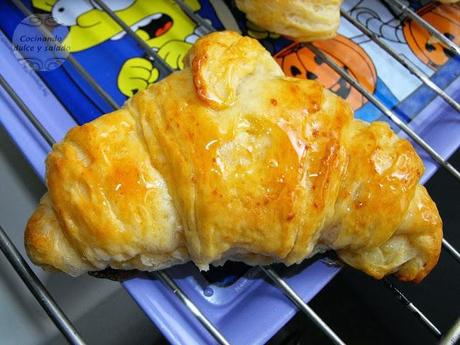 Croissants paso a paso, masa en panificadora