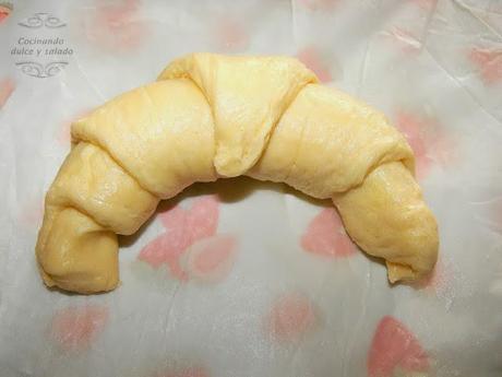 Croissants paso a paso, masa en panificadora