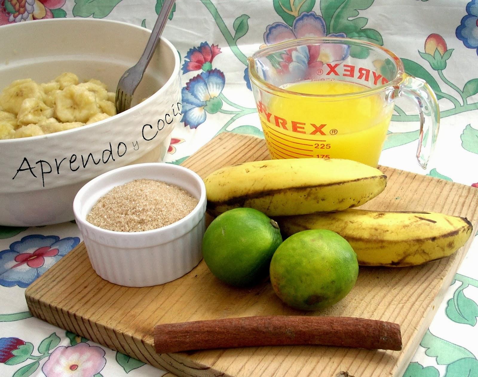 Mermelada de guineos {bananas}