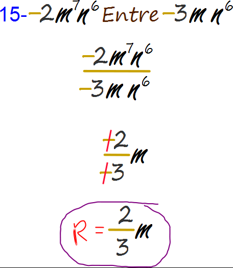 Ejercicio 49-15 División de polinomios por polinomios
