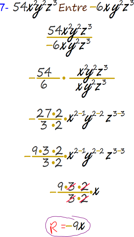 Ejercicio 49-7 División de polinomios por polinomios