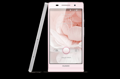 ¿Conoces el Smartphone Huawei Ascend P6 de color rosa?