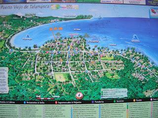Mapa de Puerto Viejo de Talamanca, Costa Rica, vuelta al mundo, round the world, La vuelta al mundo de Asun y Ricardo, mundoporlibre.com