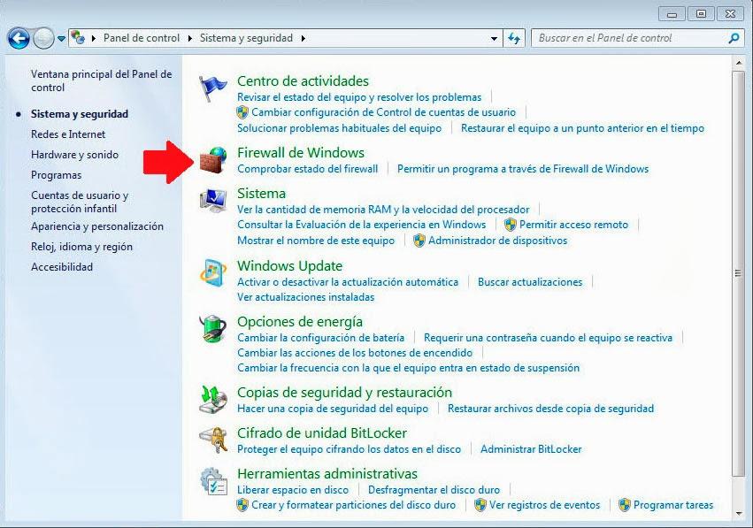 seguridad en windows II (firewall)