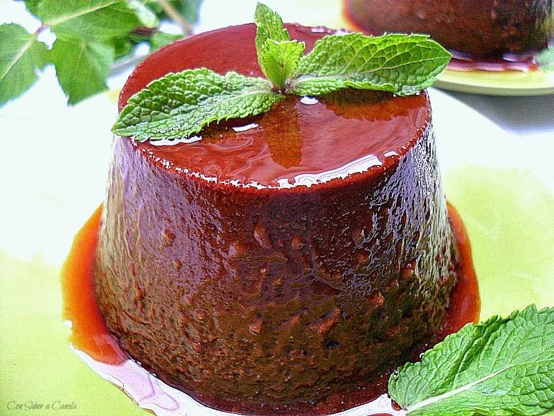 Flan de café Gourmesso y chocolate