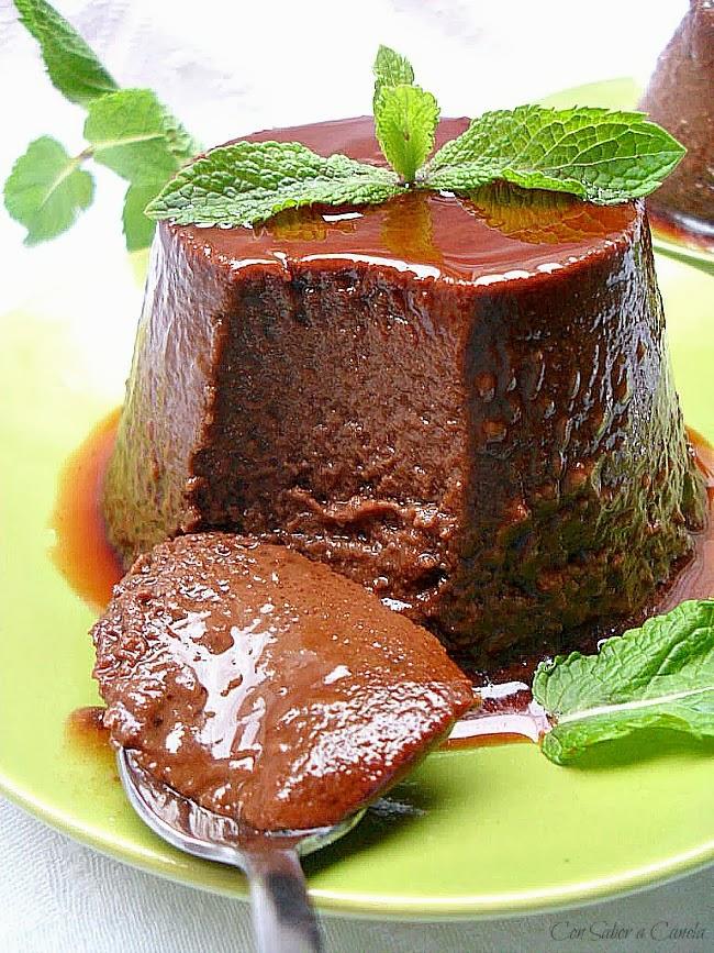 Flan de café Gourmesso y chocolate