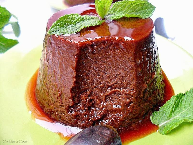 Flan de café Gourmesso y chocolate