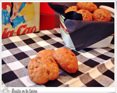 Galletas de chocolate y coco