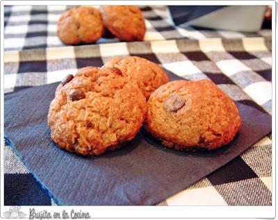 Galletas de chocolate y coco