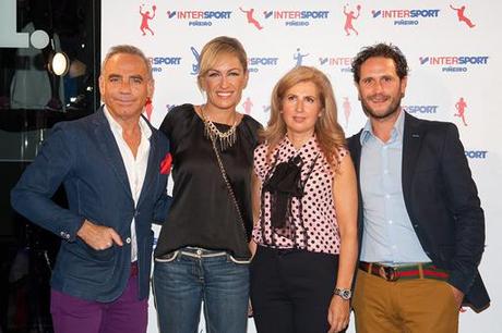 Joaquin Torres_Lujan A_Graciela Piñeiro_Fernando Piñeiro Inauguración de la tienda Intersport en Madrid diseñada por A-cero