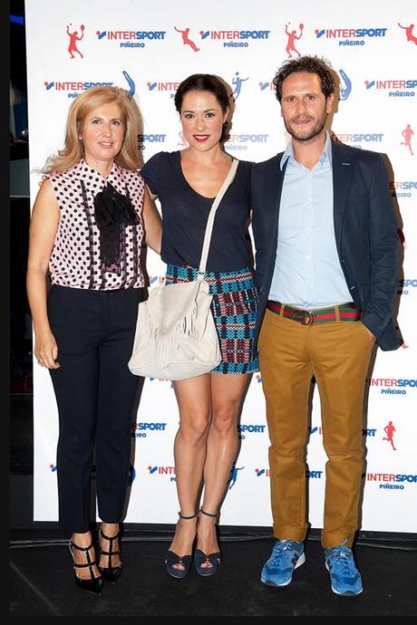 Graciela Piñeiro_Eva Marciel_Fernando Piñeiro Inauguración de la tienda Intersport en Madrid diseñada por A-cero