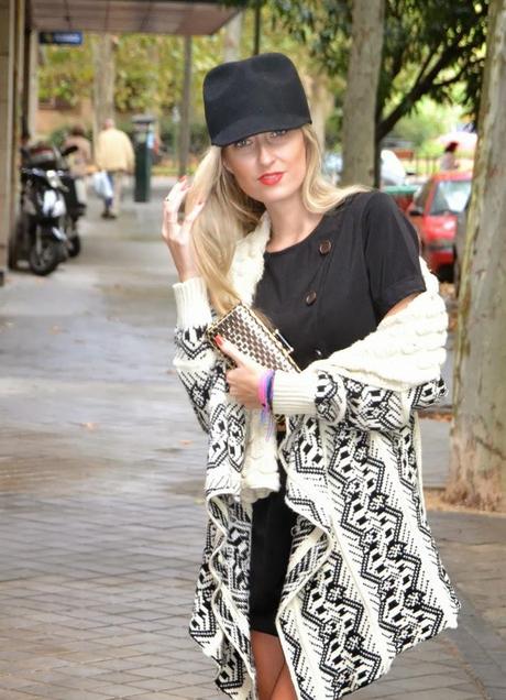 Jumpsuit, booties and lovely hat