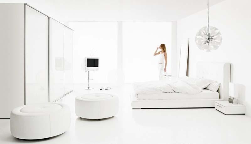 habitación blanca
